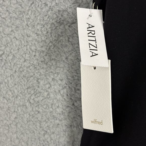 Aritzia Wilfred Cami Tank Top sz Large Black Adjustable Straps office career - Picture 2 of 12